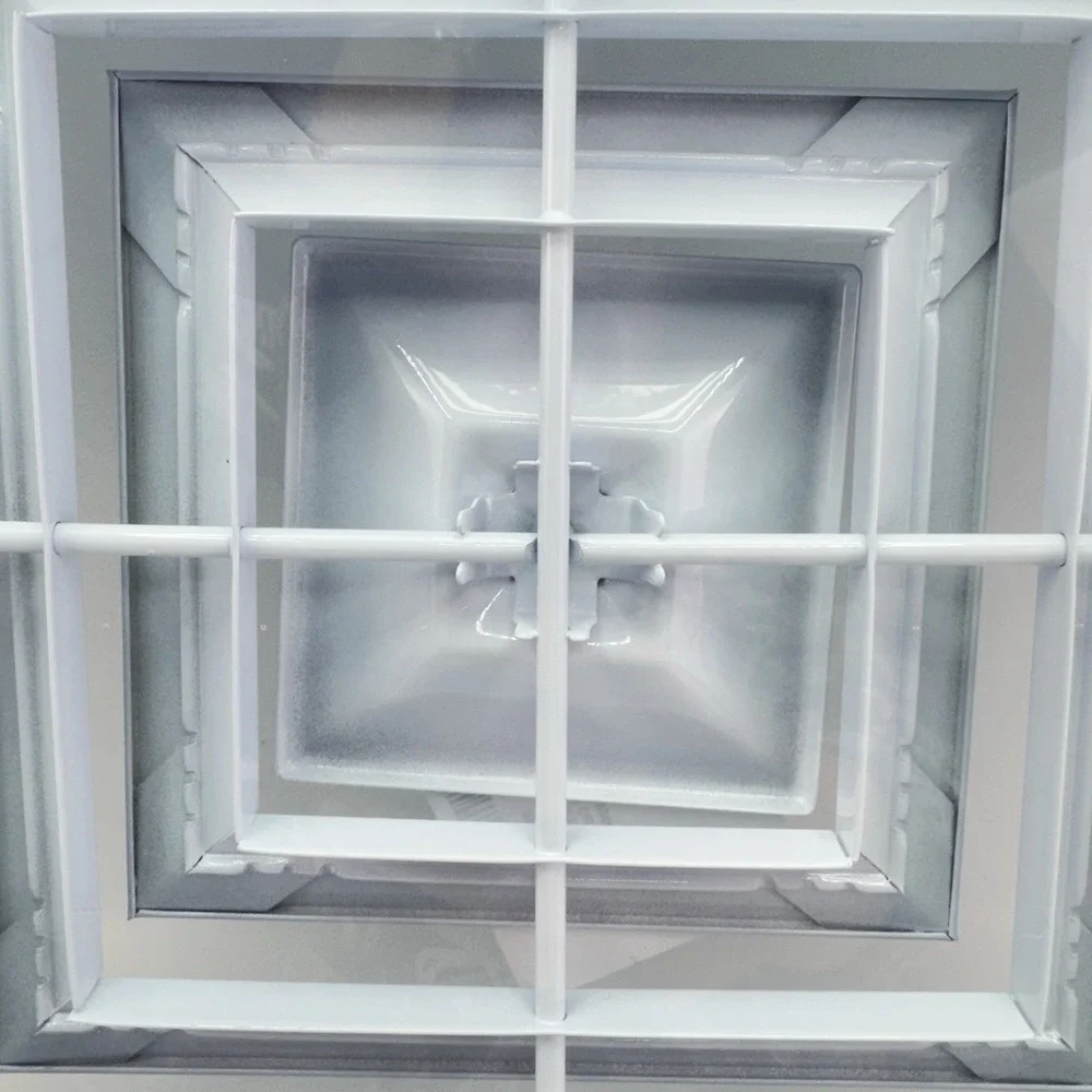 Laminaire 12x12 Air Vent Cover 4-Way Ceiling Register Fits 12x12 Duct Opening